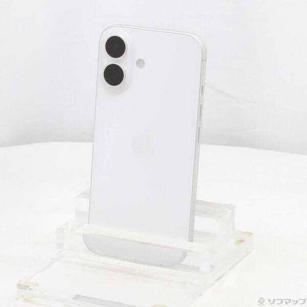 〔中古〕Apple(アップル) iPhone16 256GB ホワイト MYDX3J／A SIMフリー〔297-ud〕 | 