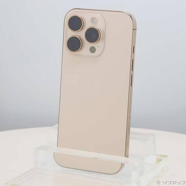 〔中古〕Apple(アップル) iPhone16 Pro 128GB デザートチタニウム MYMX3J／A SIMフリー〔349-ud〕 | 