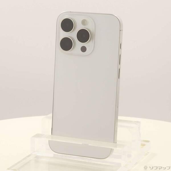 〔中古〕Apple(アップル) iPhone15 Pro 256GB ホワイトチタニウム MTUD3J／A SIMフリー〔348-ud〕 | 