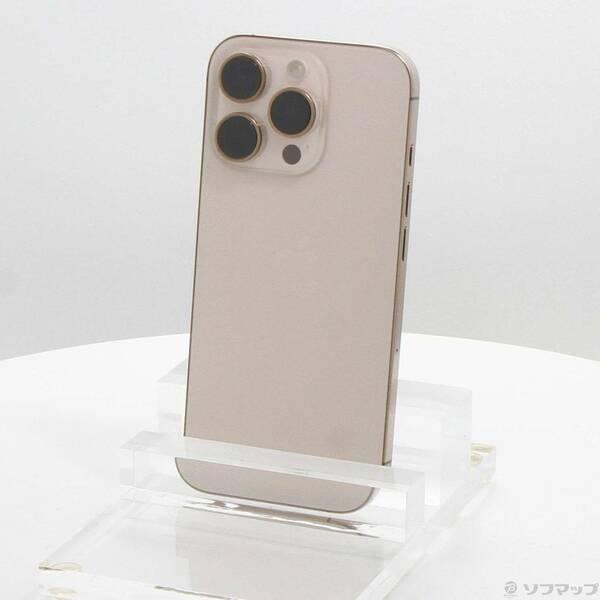 〔中古〕Apple(アップル) iPhone16 Pro 128GB デザートチタニウム FYMX3J／A SIMフリー〔305-ud〕 | 