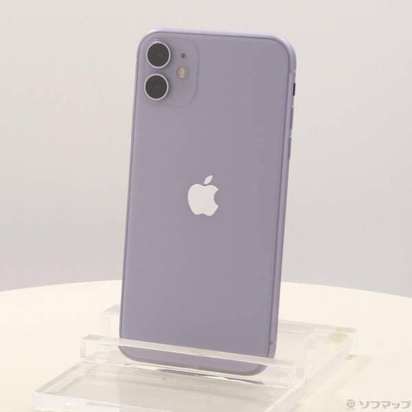 〔中古〕Apple(アップル) iPhone11 64GB パープル MWLX2J／A SIMフリー〔377-ud〕 | 