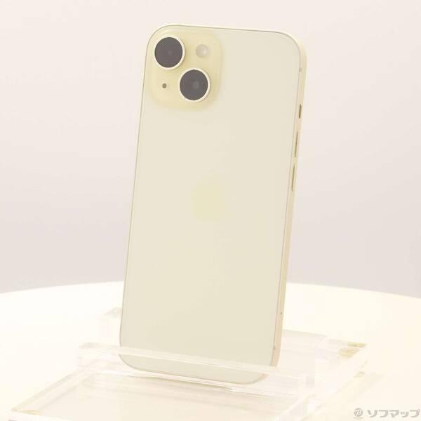 〔中古〕Apple(アップル) iPhone15 128GB イエロー MTMK3J／A SIMフリー〔276-ud〕 | 