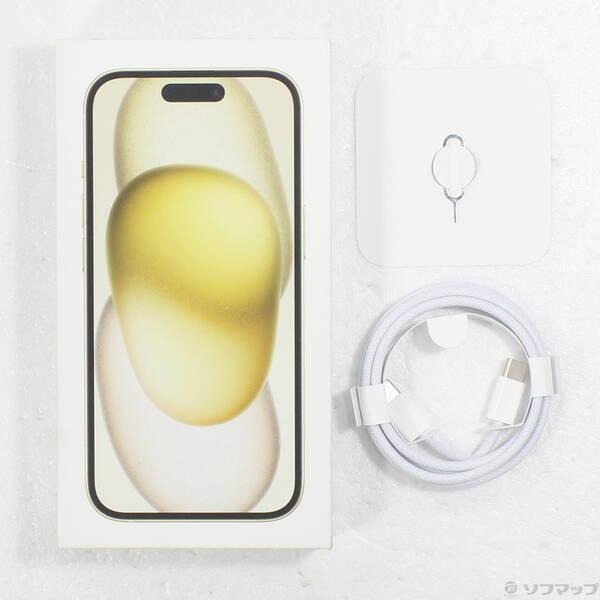 〔中古〕Apple(アップル) iPhone15 128GB イエロー MTMK3J／A SIMフリー〔276-ud〕 |  | 04