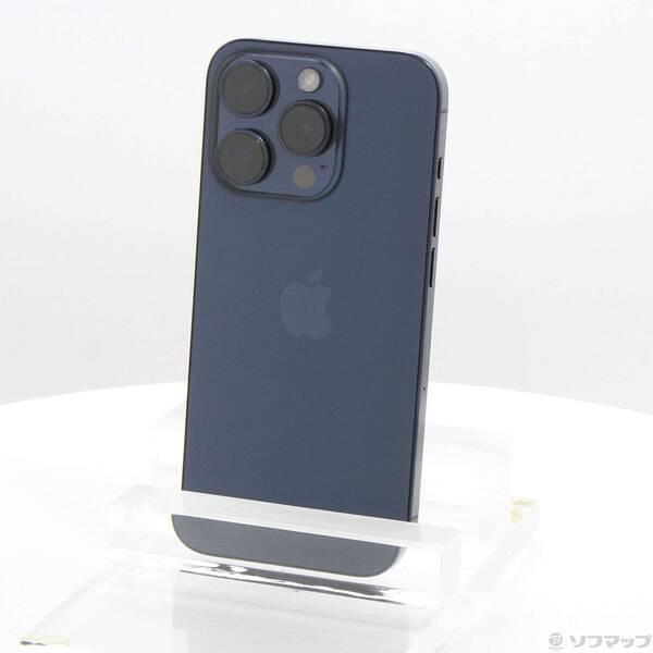 〔中古〕Apple(アップル) iPhone15 Pro 256GB ブルーチタニウム MTUG3J／A SIMフリー〔344-ud〕 | 