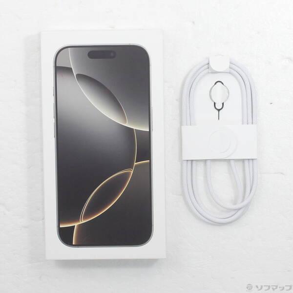 〔中古〕Apple(アップル) iPhone16 Pro 256GB ナチュラルチタニウム MYN33J／A SIMフリー〔262-ud〕 |  | 04