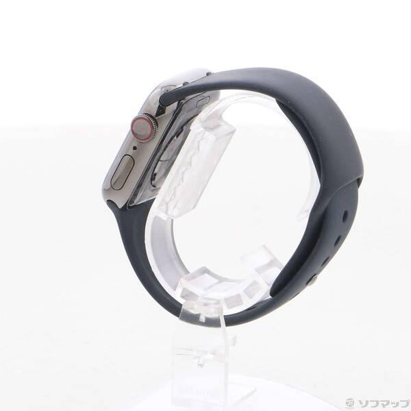 〔中古〕Apple(アップル) Apple Watch Series 8 GPS + Cellular 41mm グラファイトステンレススチールケース ミッドナイトスポーツバンド〔344-ud〕 |  | 01