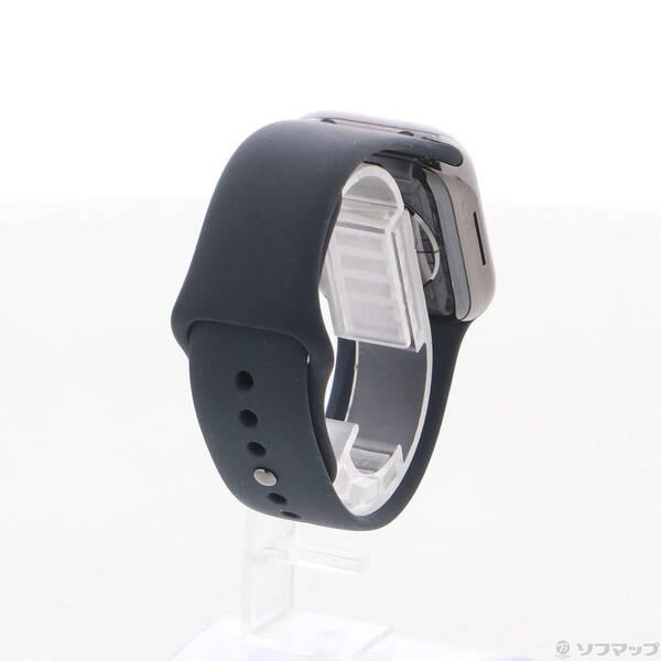 〔中古〕Apple(アップル) Apple Watch Series 8 GPS + Cellular 41mm グラファイトステンレススチールケース ミッドナイトスポーツバンド〔344-ud〕 |  | 02