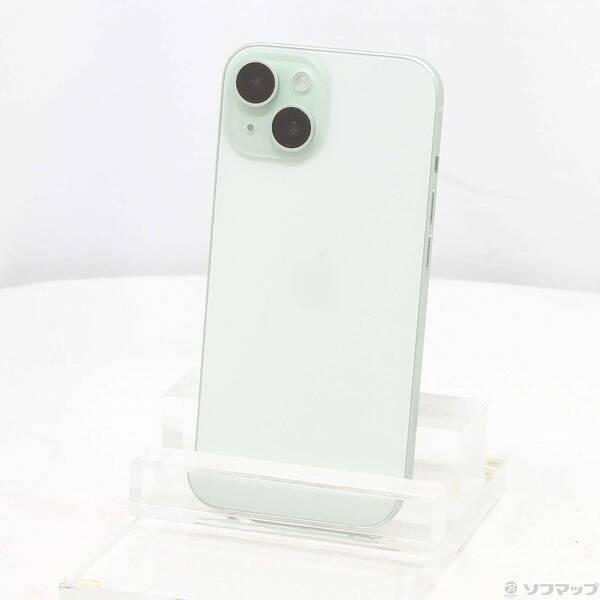 〔中古〕Apple(アップル) iPhone15 128GB グリーン MTMM3J／A SIMフリー〔344-ud〕 | 