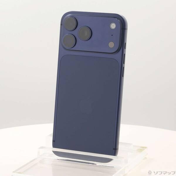 〔中古〕Apple(アップル) iPhone17 Pro Max 512GB ディープブルー MFYE4J／A SIMフリー〔258-ud〕 | 