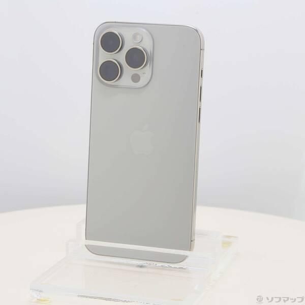〔中古〕Apple(アップル) iPhone15 Pro Max 512GB ナチュラルチタニウム MU6W3J／A SIMフリー〔269-ud〕 | 