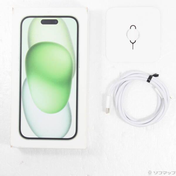 〔中古〕Apple(アップル) iPhone15 256GB グリーン MTMT3J／A SIMフリー〔269-ud〕 |  | 04