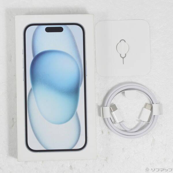 〔中古〕Apple(アップル) iPhone15 256GB ブルー MTMR3J／A SIMフリー〔262-ud〕 |  | 04