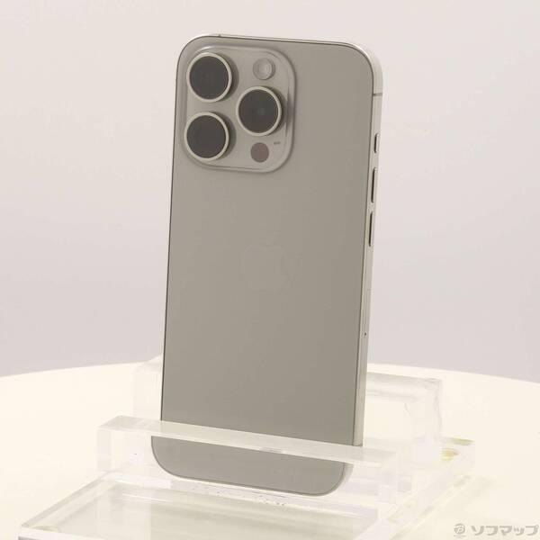 〔中古〕Apple(アップル) iPhone15 Pro 128GB ナチュラルチタニウム MTU93J／A SIMフリー〔377-ud〕 | 