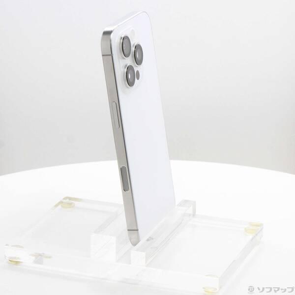 〔中古〕Apple(アップル) iPhone16 Pro 256GB ホワイトチタニウム MYN13J／A SIMフリー〔371-ud〕 |  | 03