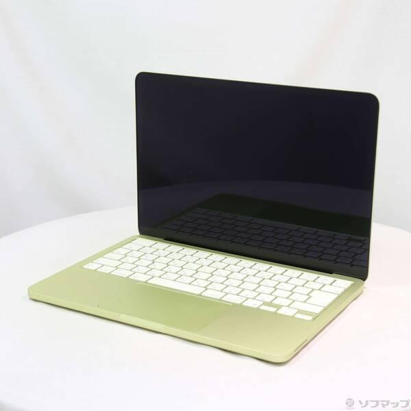 〔中古〕Apple(アップル) MacBook Neo 13-inch Early-2026 MHFE4J／A Apple A18 Pro 6コアCPU_5コアGPU 8GB SSD512GB シトラス 〔26.3 Tahoe〕〔258-ud〕 | 