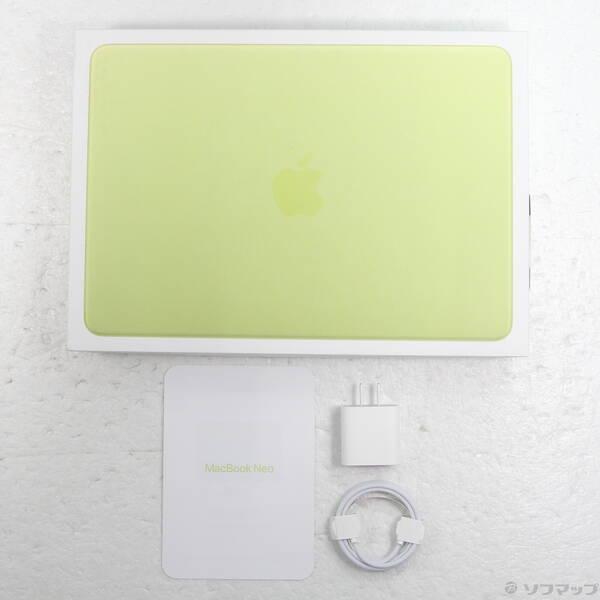 〔中古〕Apple(アップル) MacBook Neo 13-inch Early-2026 MHFE4J／A Apple A18 Pro 6コアCPU_5コアGPU 8GB SSD512GB シトラス 〔26.3 Tahoe〕〔258-ud〕 |  | 04