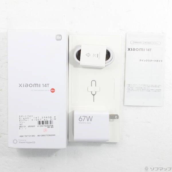 〔中古〕Xiaomi(シャオミ) Xiaomi 14T 256GB チタンブルー XIG07 au SIMフリー〔344-ud〕 |  | 04