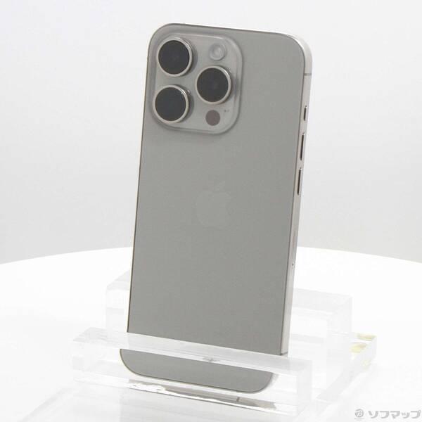 〔中古〕Apple(アップル) iPhone15 Pro 256GB ナチュラルチタニウム MTUF3J／A SIMフリー〔297-ud〕 | 