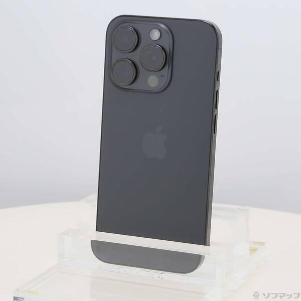 〔中古〕Apple(アップル) iPhone15 Pro 128GB ブラックチタニウム MTU73J／A SIMフリー〔377-ud〕 | 