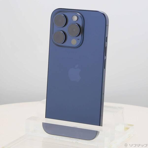 〔中古〕Apple(アップル) iPhone15 Pro 128GB ブルーチタニウム MTUA3J／A SIMフリー〔258-ud〕 | 