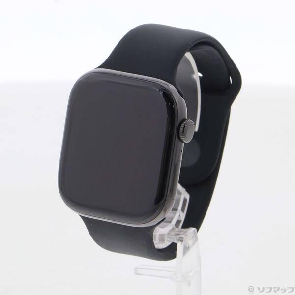 〔中古〕Apple(アップル) Apple Watch Series 11 GPS + Cellular 46mm スレートチタニウムケース ブラックスポーツバンド〔258-ud〕 | 