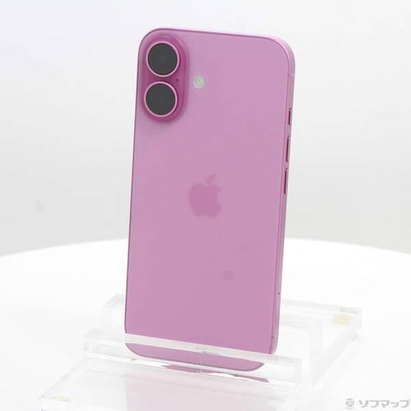 〔中古〕Apple(アップル) iPhone16 512GB ピンク MYE43J／A SIMフリー〔349-ud〕 | 