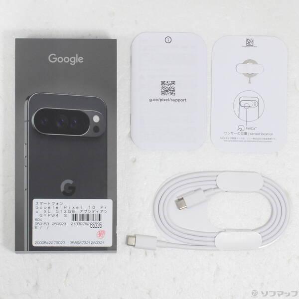 〔中古〕GOOGLE(グーグル) Google Pixel 10 Pro XL 512GB オブシディアン GYPW4 SIMフリー〔258-ud〕 |  | 04