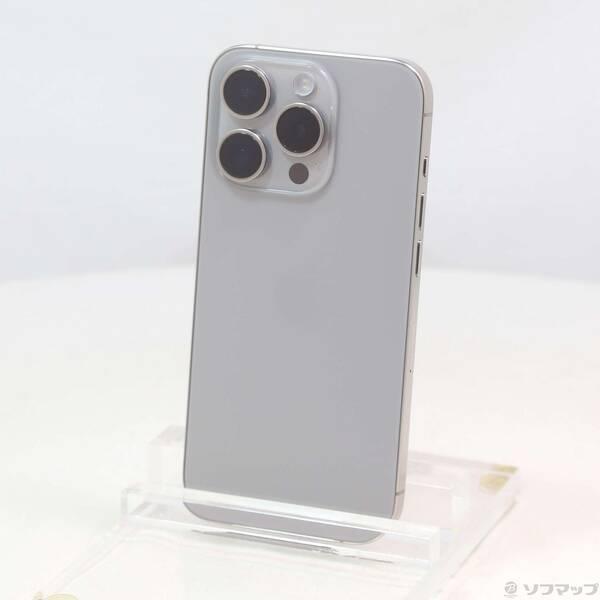 〔中古〕Apple(アップル) iPhone15 Pro 256GB ナチュラルチタニウム MTUF3J／A SIMフリー〔297-ud〕 | 