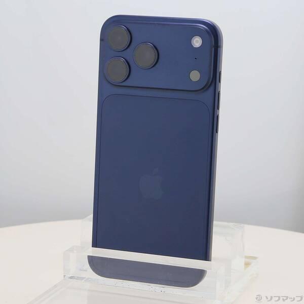 〔中古〕Apple(アップル) iPhone17 Pro Max 1TB ディープブルー NFYH4J／A SIMフリー〔377-ud〕 | 