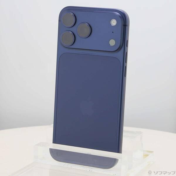 〔中古〕Apple(アップル) iPhone17 Pro Max 256GB ディープブルー MFYA4J／A SIMフリー〔344-ud〕 | 