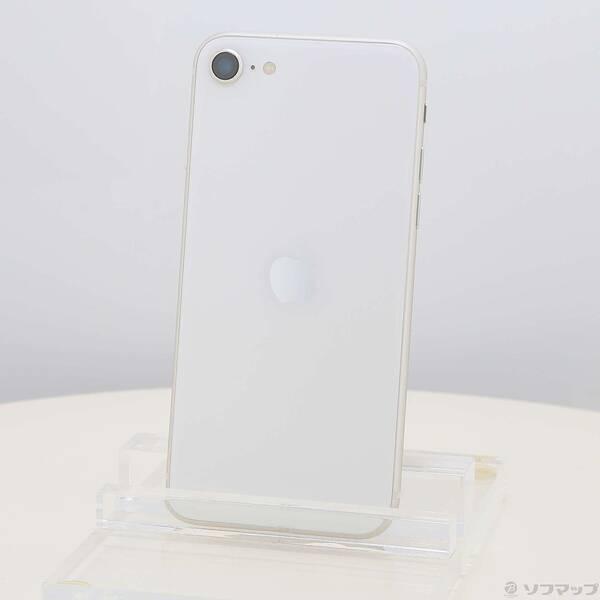 〔中古〕Apple(アップル) iPhone SE 第3世代 64GB スターライト MMYD3J／A SIMフリー〔377-ud〕 | 
