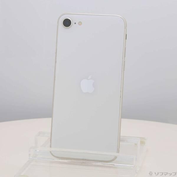 〔中古〕Apple(アップル) iPhone SE 第3世代 64GB スターライト MMYD3J／A SIMフリー〔377-ud〕 | 