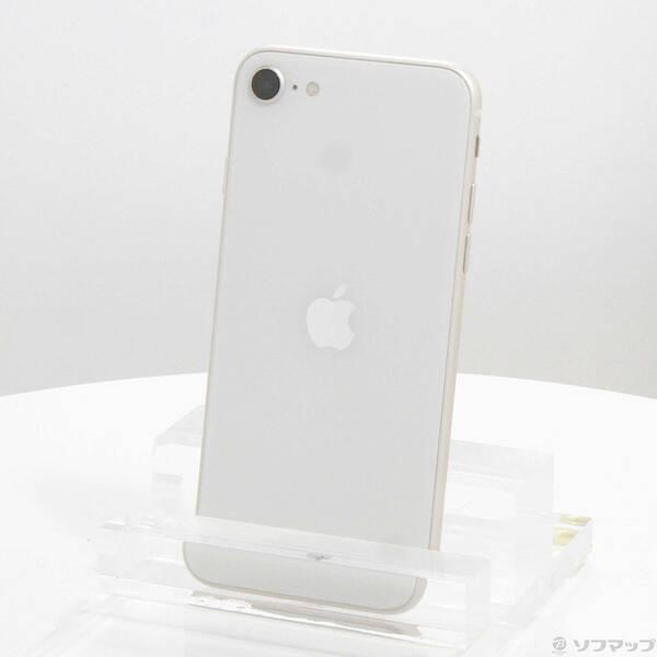 〔中古〕Apple(アップル) iPhone SE 第3世代 64GB スターライト MMYD3J／A SIMフリー〔377-ud〕 | 