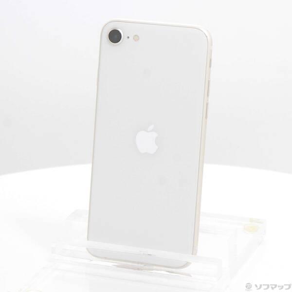 〔中古〕Apple(アップル) iPhone SE 第3世代 64GB スターライト MMYD3J／A SIMフリー〔377-ud〕 | 