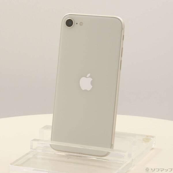 〔中古〕Apple(アップル) iPhone SE 第3世代 64GB スターライト MMYD3J／A SIMフリー〔377-ud〕 | 