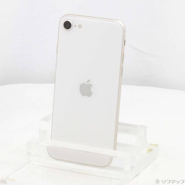 〔中古〕Apple(アップル) iPhone SE 第3世代 64GB スターライト MMYD3J／A SIMフリー〔262-ud〕 | 