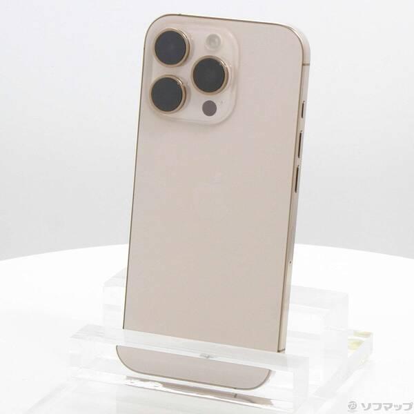 〔中古〕Apple(アップル) iPhone16 Pro 256GB デザートチタニウム MYN23J／A SIMフリー〔352-ud〕 | 