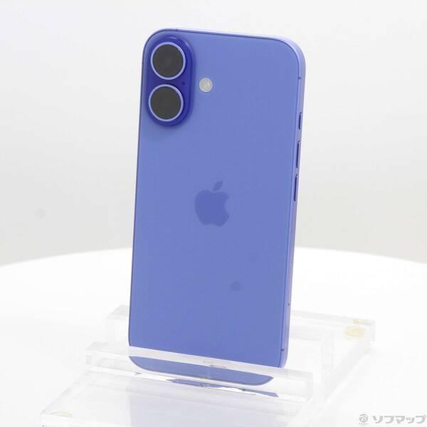 〔中古〕Apple(アップル) iPhone16 128GB ウルトラマリン MYDU3J／A SIMフリー〔198-ud〕 | 