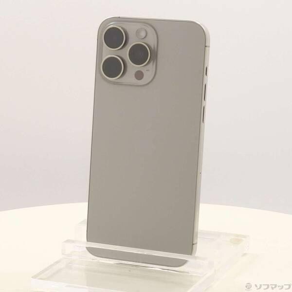 〔中古〕Apple(アップル) iPhone15 Pro Max 256GB ナチュラルチタニウム MU6R3J／A SIMフリー〔305-ud〕 | 