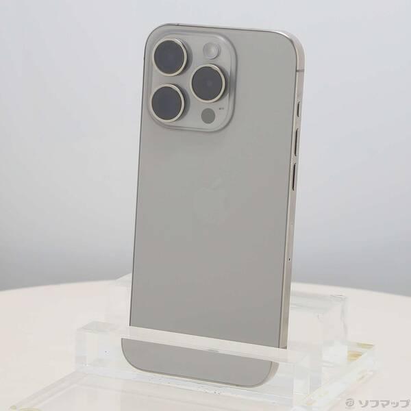 〔中古〕Apple(アップル) iPhone15 Pro 128GB ナチュラルチタニウム MTU93J／A SIMフリー〔262-ud〕 | 