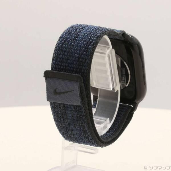 〔中古〕Apple(アップル) Apple Watch Series 10 GPS + Cellular 46mm ジェットブラックアルミニウムケース ブラック／ブルーNikeスポーツループ〔262-ud〕 |  | 02