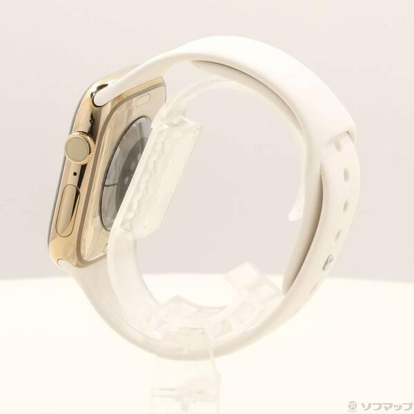 〔中古〕Apple(アップル) Apple Watch Series 11 GPS + Cellular 46mm ゴールドチタニウムケース ライトブラッシュスポーツバンド〔262-ud〕 |  | 01