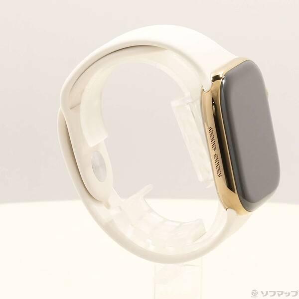 〔中古〕Apple(アップル) Apple Watch Series 11 GPS + Cellular 46mm ゴールドチタニウムケース ライトブラッシュスポーツバンド〔262-ud〕 |  | 03
