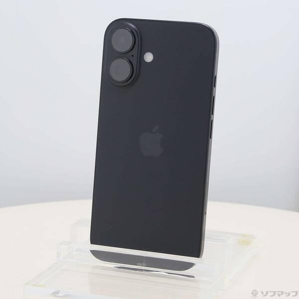 〔中古〕Apple(アップル) iPhone16 256GB ブラック MYDW3J／A SIMフリー〔377-ud〕 | 