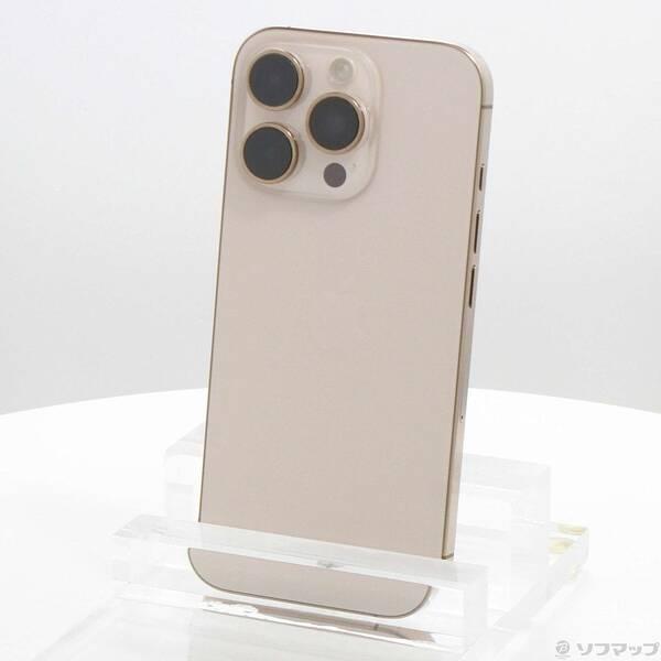 〔中古〕Apple(アップル) iPhone16 Pro 256GB デザートチタニウム MYN23J／A SIMフリー〔269-ud〕 | 