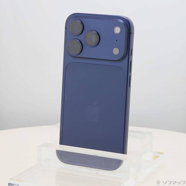 〔中古〕Apple(アップル) iPhone17 Pro 512GB ディープブルー MG8C4J／A SIMフリー〔258-ud〕 | 
