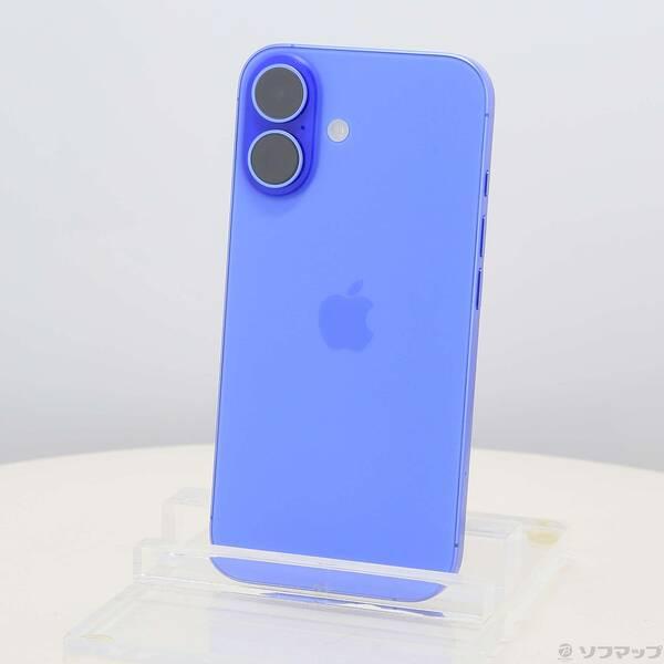 〔中古〕Apple(アップル) iPhone16 256GB ウルトラマリン MYE03J／A SIMフリー〔196-ud〕 | 