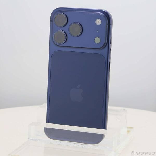 〔中古〕Apple(アップル) iPhone17 Pro 256GB ディープブルー MG874J／A SIMフリー〔377-ud〕 | 