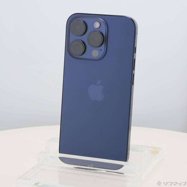 〔中古〕Apple(アップル) iPhone15 Pro 128GB ブルーチタニウム MTUA3J／A SIMフリー〔198-ud〕 | 
