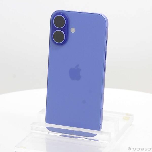 〔中古〕Apple(アップル) iPhone16 128GB ウルトラマリン MYDU3J／A SIMフリー〔377-ud〕 | 
